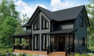 Проекты каркасных домов с террасой от 3669 рублей | Строй-Энг