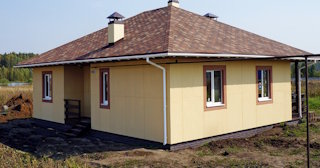 Одноэтажный дом из панелей под ключ в Энгельс - Строй-Энг от 136266 рублей